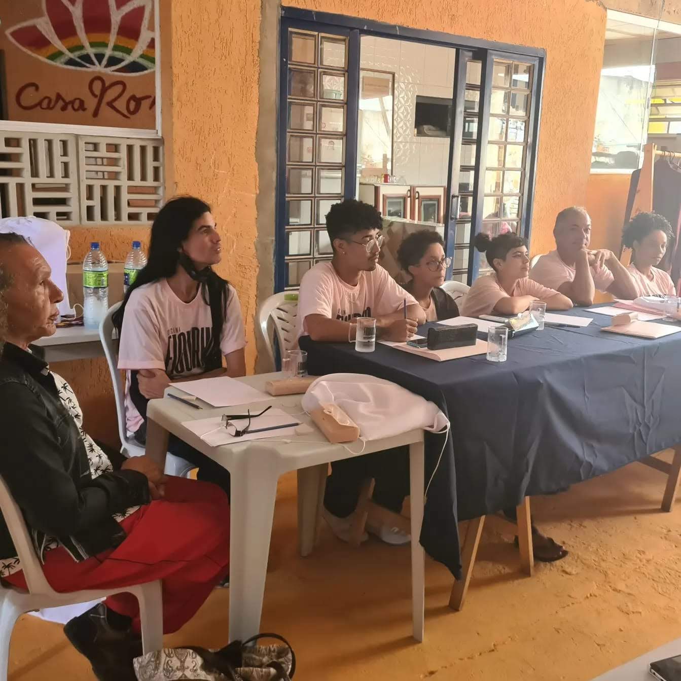 Registro das atividades da Casa Rosa DF