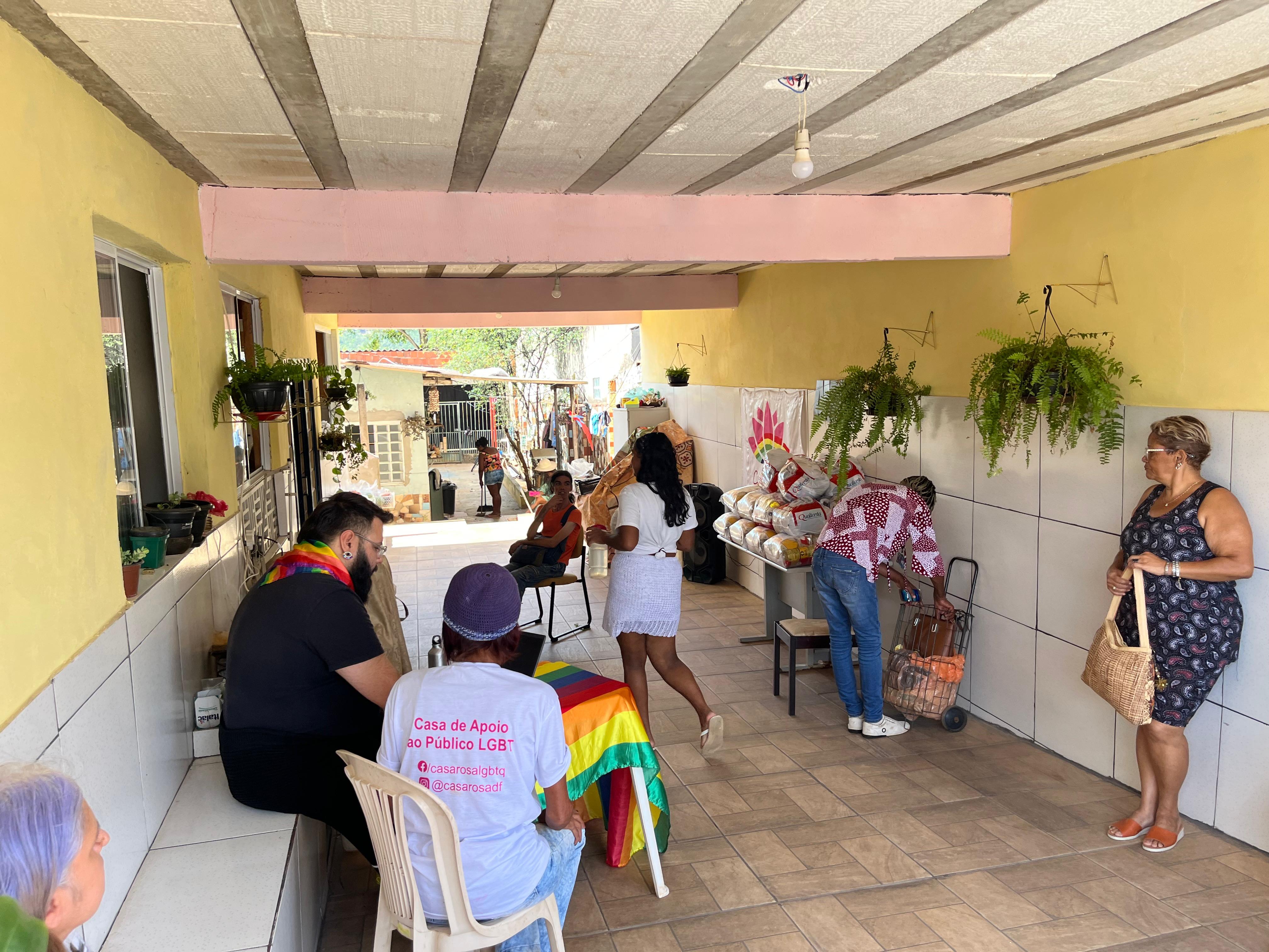 Registro das atividades da Casa Rosa DF