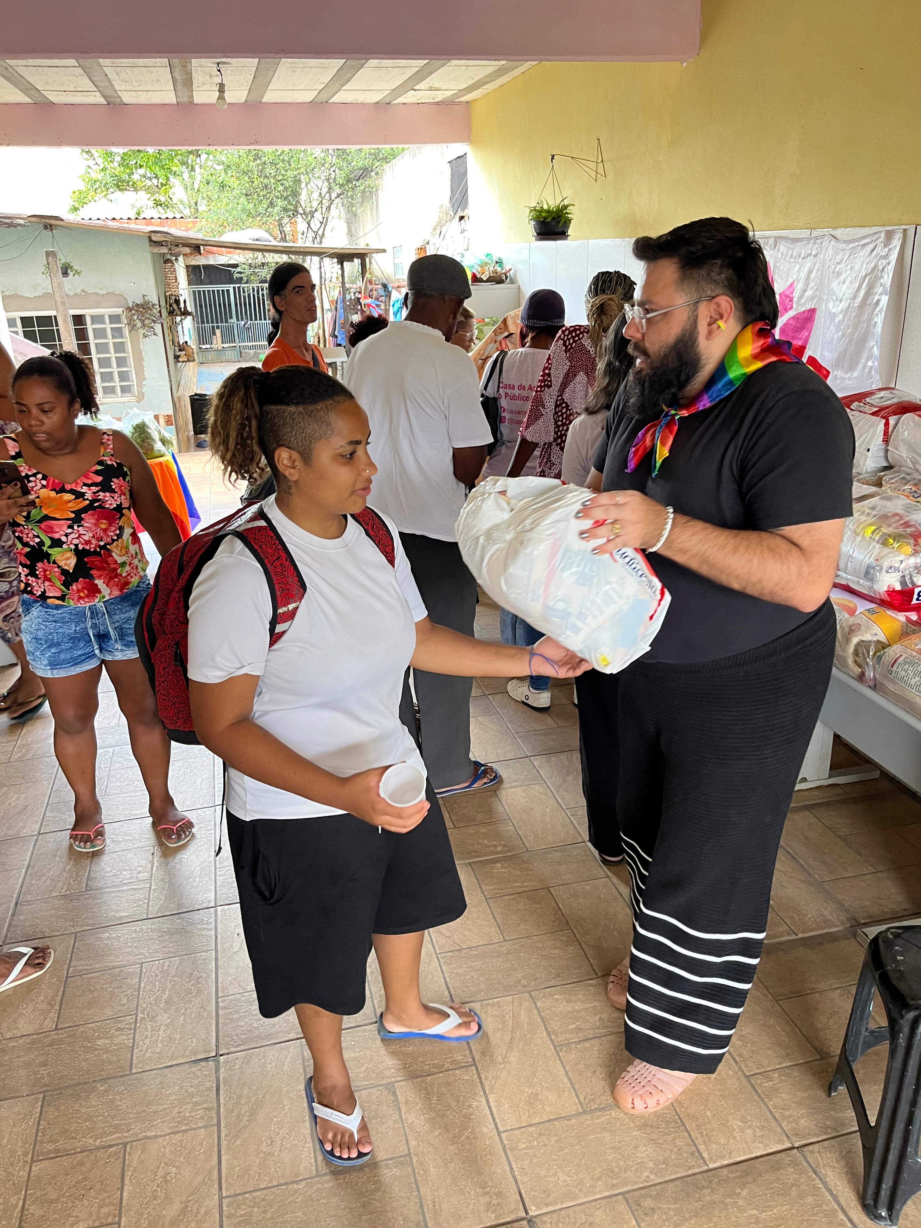 Registro das atividades da Casa Rosa DF